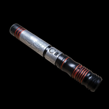 Black Spider-Man Etched (Empty Hilt) - Custom Saber Neopixel Lightsaber