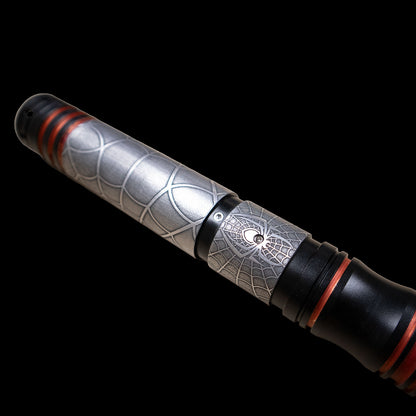 Black Spider-Man Etched (Empty Hilt) - Custom Saber Neopixel Lightsaber