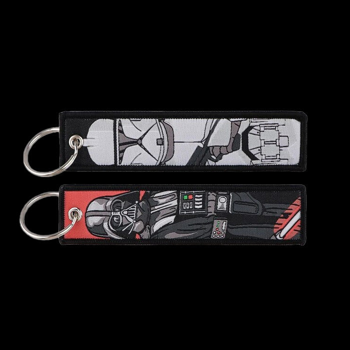 Keyring - Darth Vader & Clone Trooper (Embroidered)