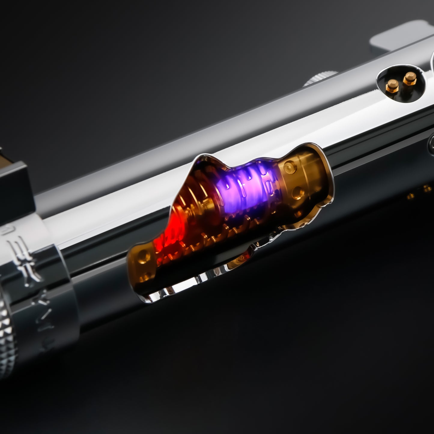 Graflex Exposed Crystal Neopixel Combat Lightsaber