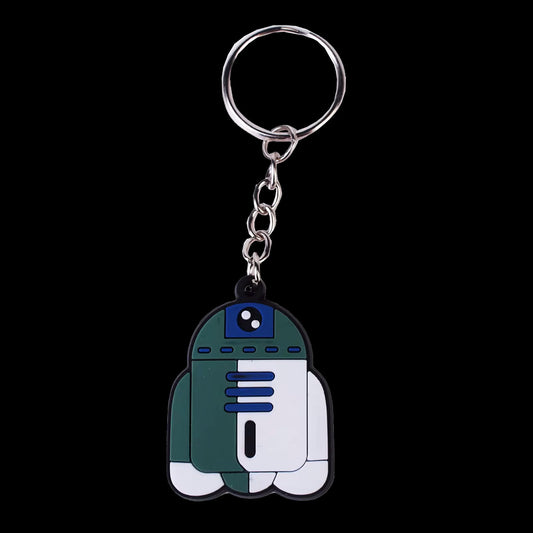 Keyring - R2D2 Green and Blue (PVC)