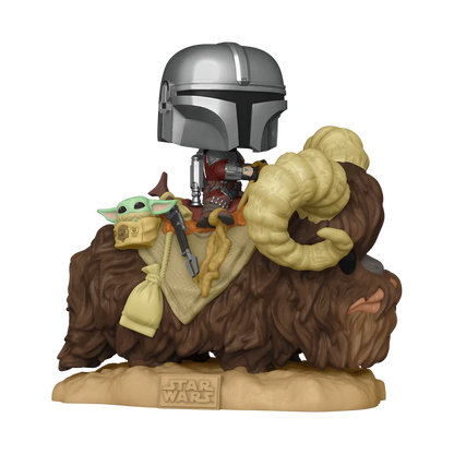 POP! Deluxe: Star Wars - The Mandalorian & The Child on Bantha