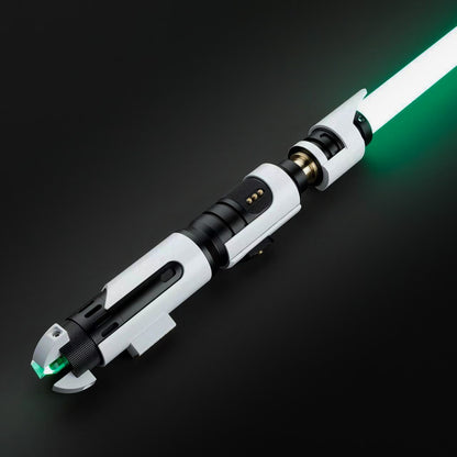 IPO - Neopixel Lightsaber - Thin Neck - White - Green Blade