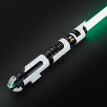 Charger l&#39;image dans la galerie, IPO - Neopixel Lightsaber - Thin Neck - White - Green Blade
