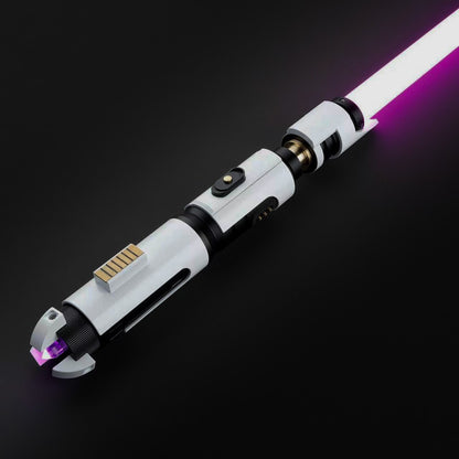 IPO - Neopixel Lightsaber - Thin Neck - White - Purple Blade