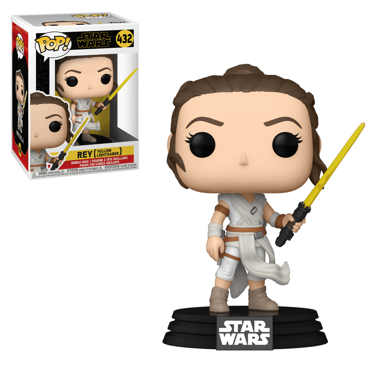 POP Star Wars: SW Ep9 - Rey w/ Yellow Saber - ES Sabers