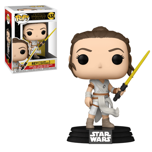 POP Star Wars: SW Ep9 - Rey w/ Yellow Saber - ES Sabers