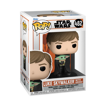 POP Star Wars: Mandalorian Luke w/Child - ES Sabers