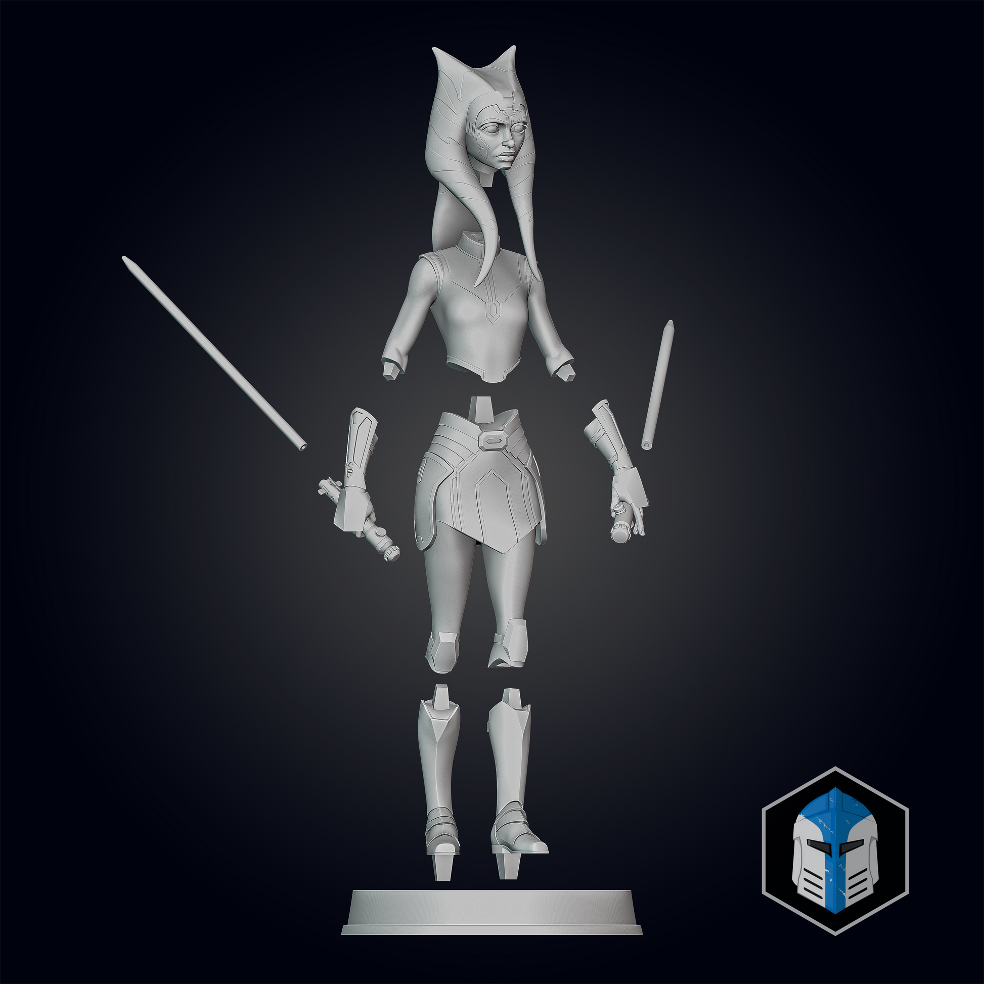 Ahsoka Tano Figurine 3D Print