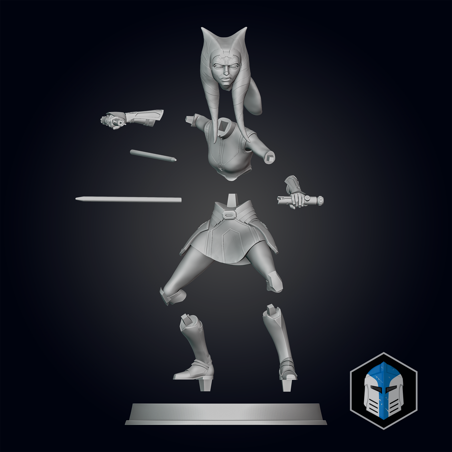 Ahsoka Tano Figurine 3D Print