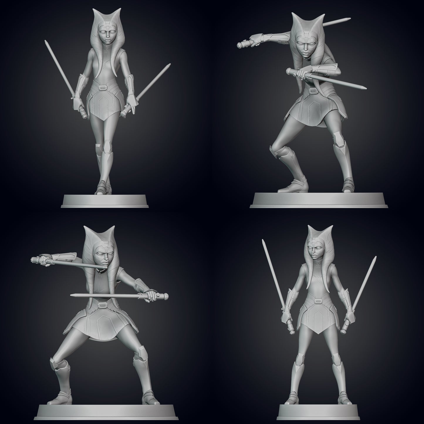 Ahsoka Tano Figurine 3D Print