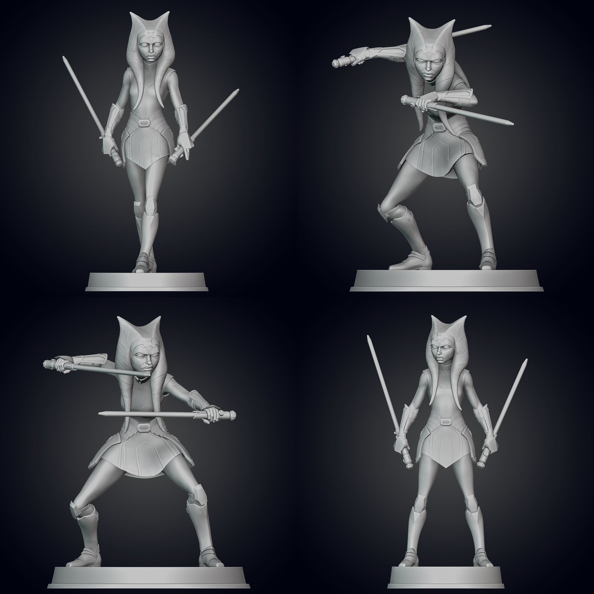 Ahsoka Tano Figurine 3D Print