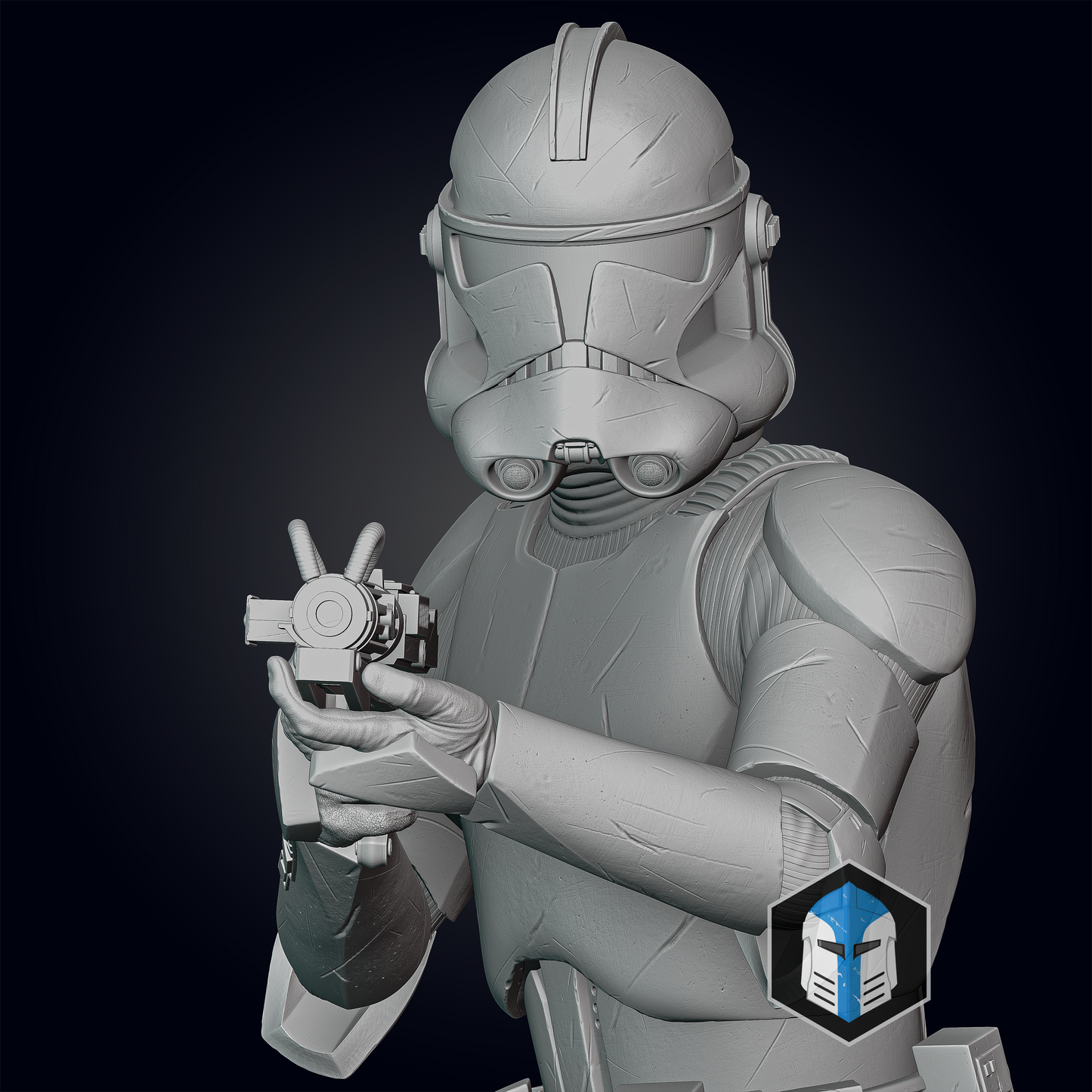 Clone Trooper Figurine  - Printed DIY