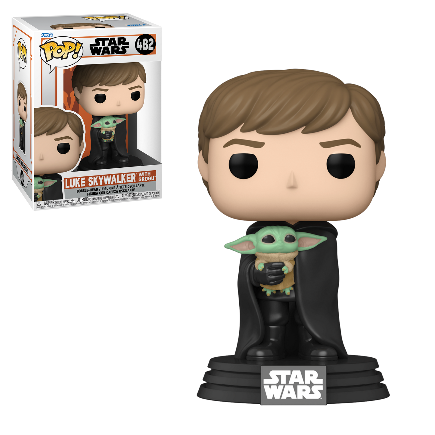 POP Star Wars: Mandalorian Luke w/Child - ES Sabers