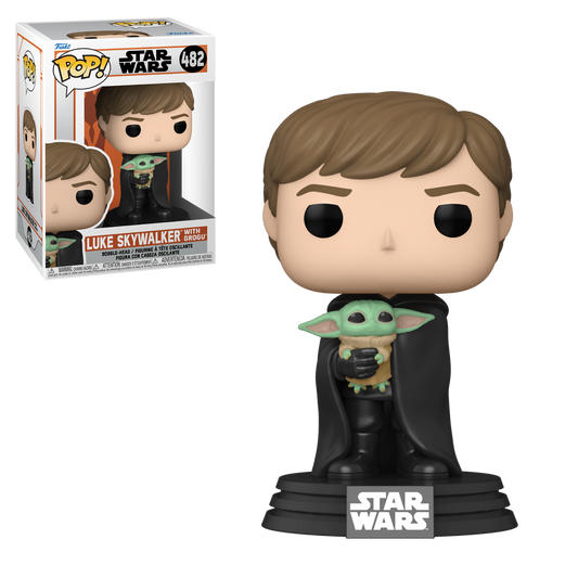 POP Star Wars: Mandalorian Luke w/Child - ES Sabers