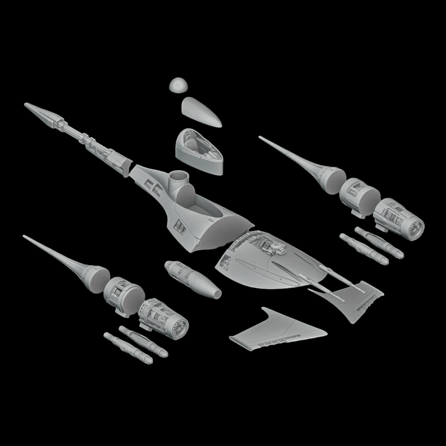 Mando N1 Starfighter - Assembled DIY